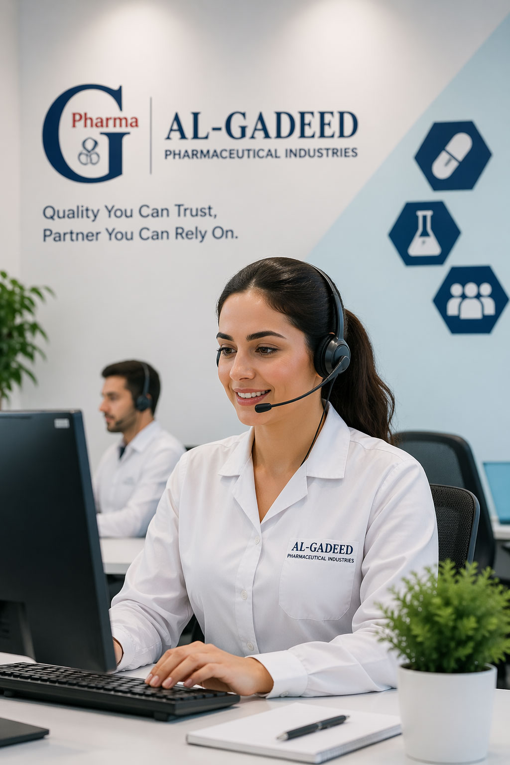 call center algadeed pharma